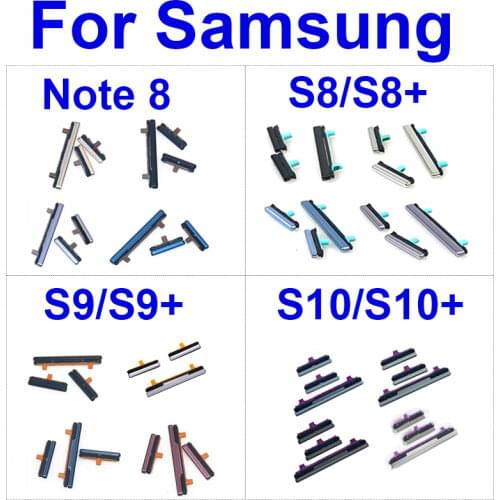 Volume Button Power On Off Side Key Button For Samsung Galaxy S8 S9 S10 Plus S10+ G950 G955 G960 G965 G973 G975 Repair Parts