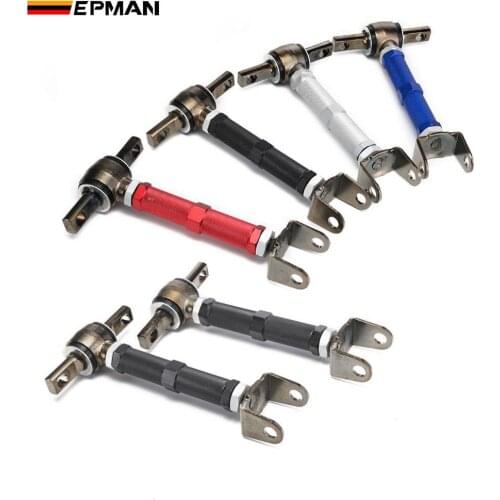 EPMAN 1pair Adjustable Racing Rear Suspension Camber Control Arms Kit For Honda Civic 01-06 EPCA7044