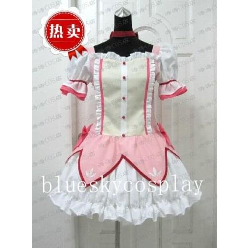 Puella Magi Madoka Magica Kaname Madoka Cosplay Costume Custom Any Size