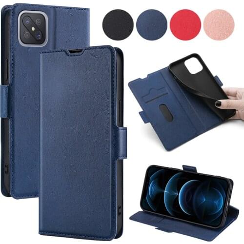 Magnetic Leather Case For OPPO A15 A37 A52 A53 2020 A54 A55 A57 A59 Luxury Wallet Flip Phone Cover A5 A7 A5S A73 A8 A31 2020