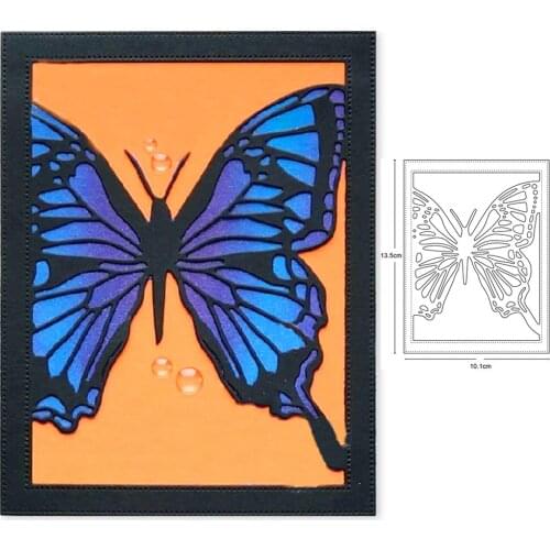 Metal cutting dies butterfly frame 2021 new cut die mold Scrapbook paper craft knife mould blade punch stencils dies