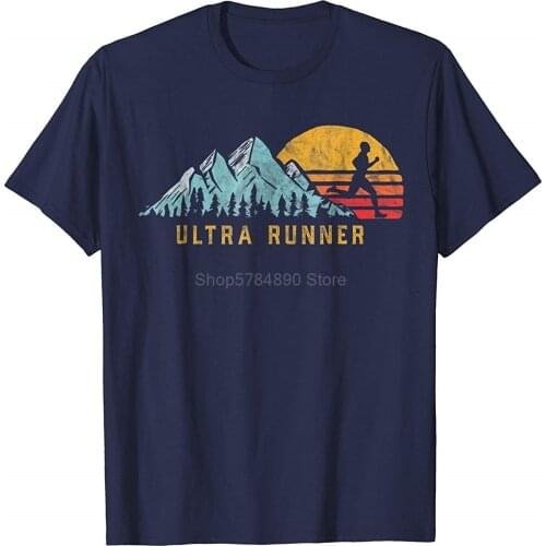2019 Fashion Men T shirt Ultra Runner Retro Style UltraMarathon T Shirt