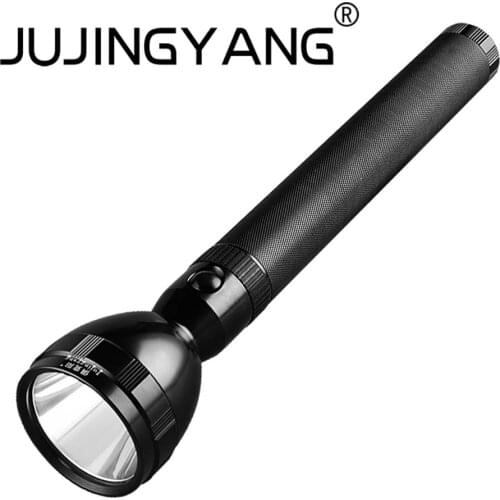 Nickel-chromium 350 lumens flashlight camping portable USB rechargeable LED flashlight