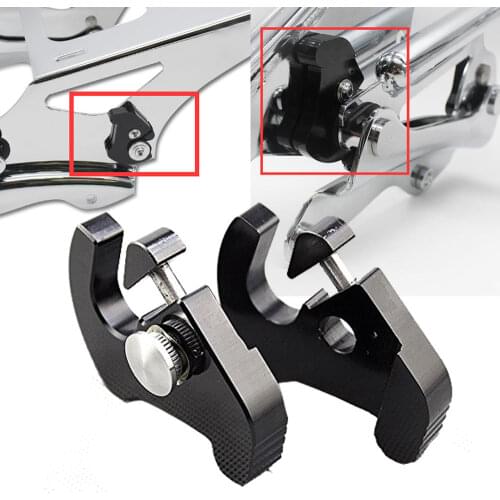 Detachable Rotary Sissy Bar Luggage Rack Docking Latch Kit For Harley Touring Road King Street Electra Glide Sportster 883 1200