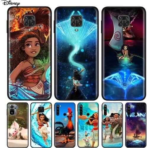 Silicone Cover Moana Art Disney For Xiaomi Redmi Note 10 10S 9 9C 9S Pro Max 9T 8T 8 7 6 5 Pro 5A 4X 4 Phone Case