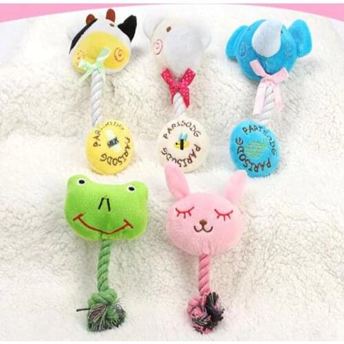 Dog Chewing Dog Squeak Toy Cute Durable Bite-resistant Funny Pet Dog Toy Cute Cartoon Plush Toy Pet Toy