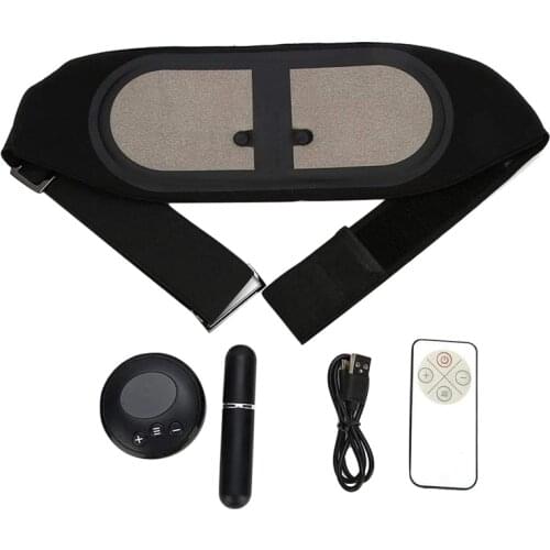 Toning Training Belt EMS Fitness Belt Waist Trimmer Belly Workout Toning Massager Home Exercise Belt for Men and Women