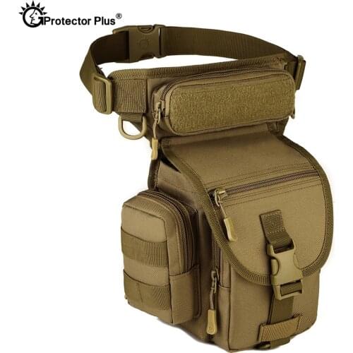 PROTECTOR PLUS Military Fans Equipment Outdoor Tactical Leg pack Climbing Hiking Camping Waist Bag Waterproof Long Distance