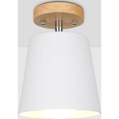 LED Ceiling Light Iron Wood ceiling lamps Nordic Modern Ceiling Lamp for Living Room Bedroom Decoration Fixture Corridor Kitchen