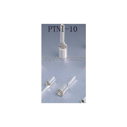 1000PCS PTN1-10 TZ Pin-Shaped Naked Terminal Cold pressed terminals Cable Connector Wire Connector