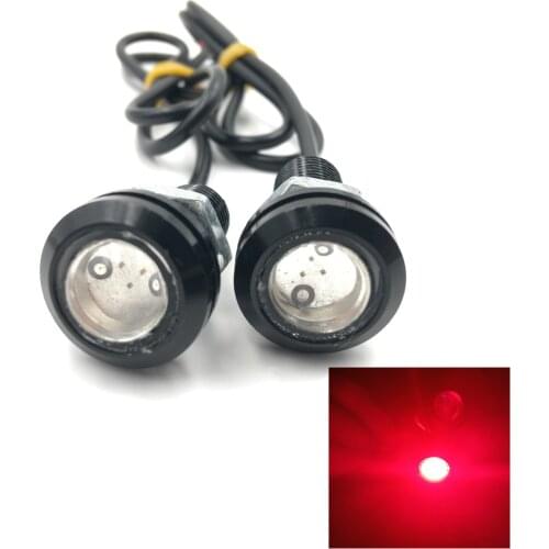 2pcs 18mm Ultra Bright LED Car Fog Lamp 18mm 9W Waterproof Eagle Eye Light Back up Reverse Light