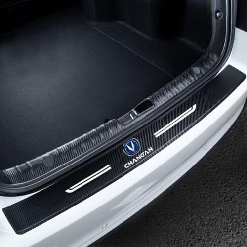 3D Car trunk fiber Car sticker For CHANGAN CS15 CS35 CS55 CS75 CS95 Carbon Fiber Trunk Decal protection sticker car accessories