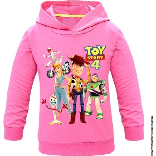 3D Childrens Sweatshirt Toy Story 4 childrens gifts, boys and girls childrens sweater factory store is good and cheap