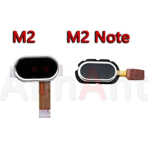 Aiinant Original Back Home Key Button Touch ID Fingerprint Sensor Flex Ribbon Cable For Meizu M2 Note Home Flex