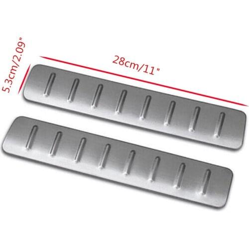 Stainless Steel Car Scuff Plate Trunk Door Sill Trim Cover Sticker For Land Rover Range Rover Evoque 2012-2015 Styling