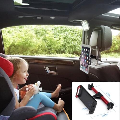 ZUCZUG 4-11 inch Phone Tablet PC Car Holder Stand Back Auto Seat Headrest Bracket Support Accessories For iPhone X 8 iPad Mini