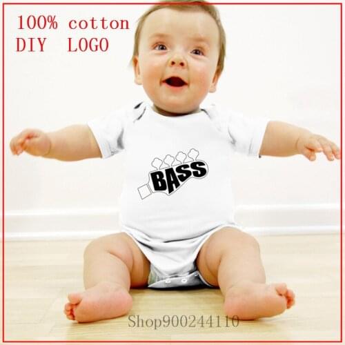 The Bass 2 guitar Summer Newborn Baby Girl boy Cotton Solid Cute Bottom Bodysuit baby Jumpsuit Outfit Clothes ropa de bebe