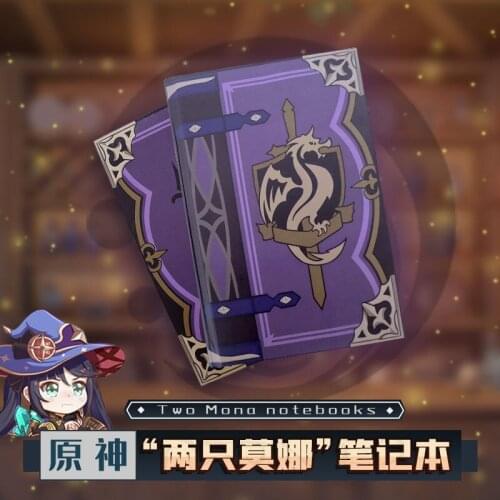 Genshin Impact Thrilling Tales of Dragon Slayers Notebook Jotter Student Note Pad Book School Supplies Sketchbook Weekly Planner