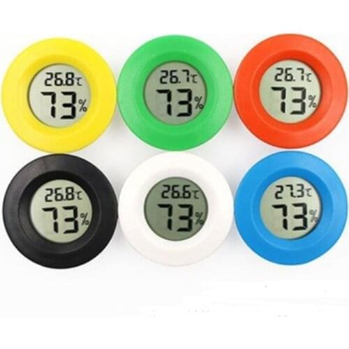 Mini Digital LCD Thermometer Hygrometer Gauge Freezer Tester Temperature Sensor Humidity Meter Detector Monitor Indoor Gauge