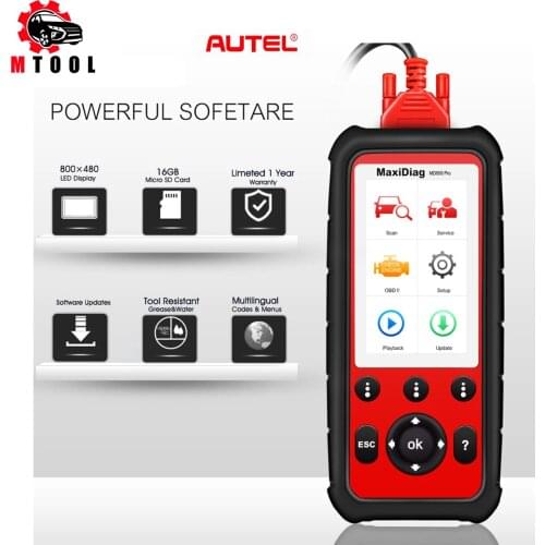 Autel MD808 PRO OBD2 Scanner Car Diagnostic Tool For Engine,Transmission,SRS And ABS Auto Scanner Automotivo Diagnostic Tool