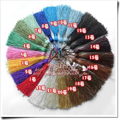 Long 13.5cm Gold bar flow Su Suizi Small objects hanging ear hanging ear Chinese knot tassels Wholesale Accessories