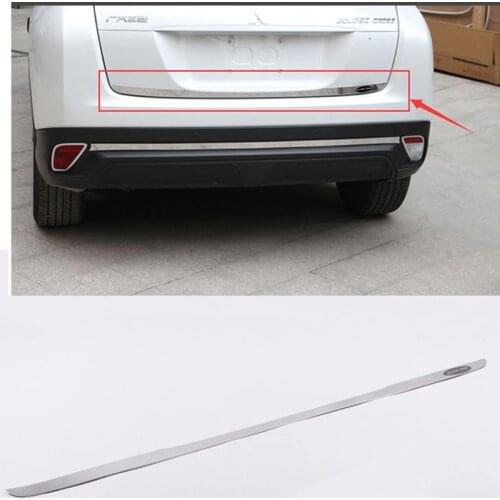 For Mitsubishi Eclipse Cross 2018 2019 Stainless Steel Rear Trunk Tailgate Tail Gate Trim Cover Molding Garnish