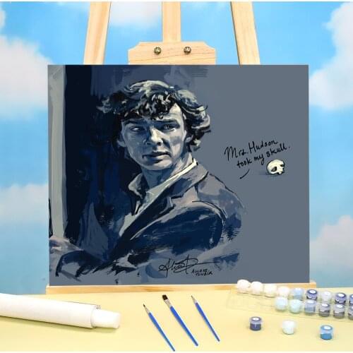 Doodles Painting By Numbers Kit Acrylic Paints 50*70 Oil Painting Wall Paintings For Adults Handiwork Wholesale