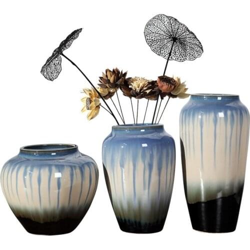 Colorful Fambe Ceramic Vase Jingdezheng Art Fashion furnishings porcelain bottle opening modern handicrafts