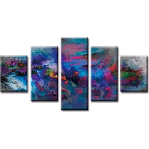 5 Pieces Large Canvas Painting Pictures Modern abstract series Wall Pictures for Living Room Print Paintings Home Decor Canvas
