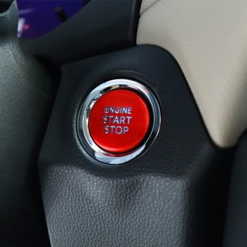 Start Stop Engine Cover Button Stickers Keyless System Ignition Switch Cover For RAV4 RAV 4 2019 2020