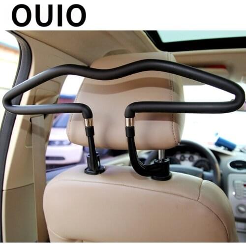 OUIO Car headrest stainless steel hanger Interior for Renault Megane 2 Captur Mitsubishi ASX Suzuki Vitara Jeep Wrangler Peugeot