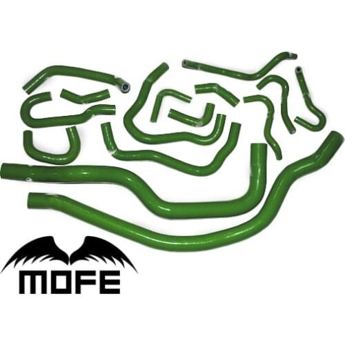 15PCS Original Logo Silicone Coolant Hose For S2000 Blue Red Yellow Black Green Purple White Orange