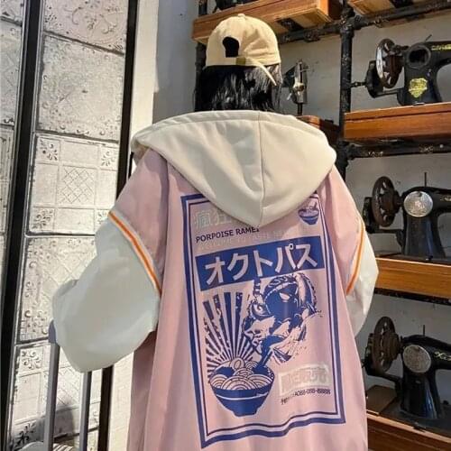 Womens windbreaker jackets casual retro female jacket loose womens Korean style feminine coat winter woman spring size clothes