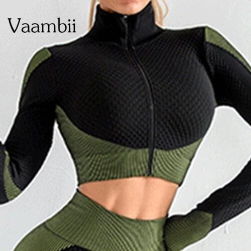 Long Sleeve Sport Gym Yoga Crop Top Womens Thumb Hole Nylon Spandex Plus Size Racerback Quick Dry Active Shirt Athletic Clothes