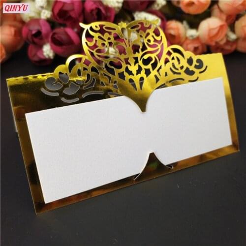 10pcs 9*9cm Laser Cut Seat Card Table Name Card Place Card Wedding Party Table Decoration Birthday Supplies blue 6zsh871