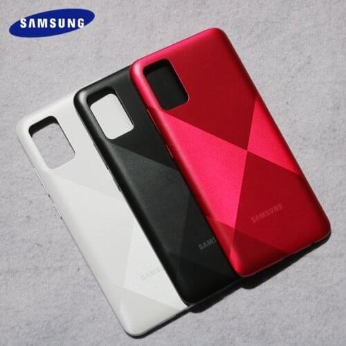 100% Original Samsung A02S A025 Back Battery Cover Housing Plastic Door Rear Replacement Case For Galaxy a02s Phone Shell & Logo
