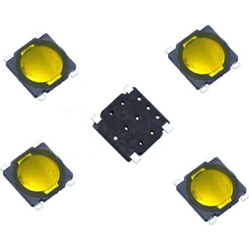 200pcs/lot 4.5*4.5*0.55 mm SMD Thin-film Mini Water-proof Tactile Button TS-032G Tact Switches 4.5x4.5 mm