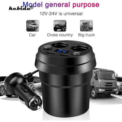 5V 3.1A Car Cigarette Lighter Socket Charger Dual USB for Auto Boat Motorcycle Tractor Power Outlet Mobile Phone Car Accessories