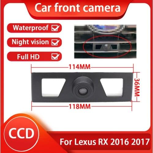 Car Front Camera For Lexus RX 2016 2017 Full HD Waterproof High Quality CCD Night Vision Driving Safety 170° wide-angle