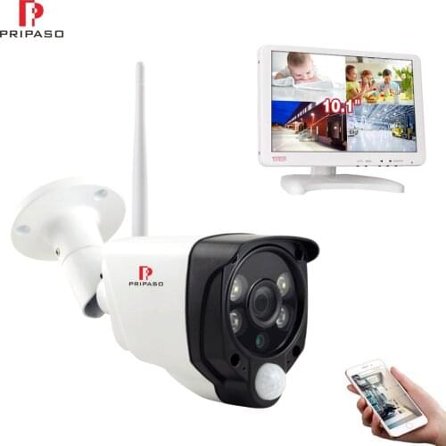 Pripaso Wireless WiFi IP Camera Outdoor Waterproof Security 720P ip-Camara PIR Motion Detection Bullet Surveillance CCTV Camera