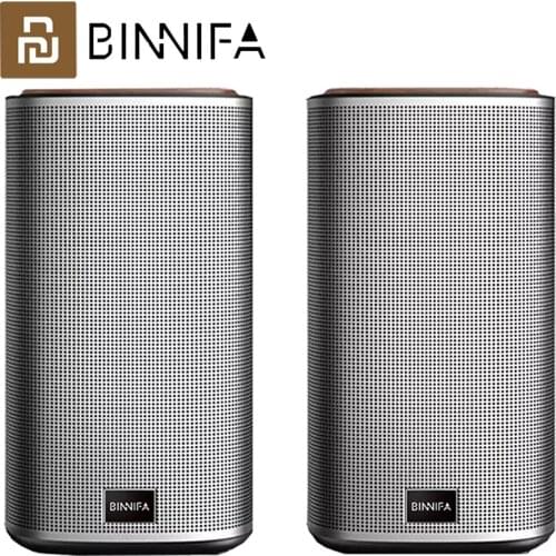 Youpin BINNIFA Desktop Bluetooth Speakers USB Audio Card AUX/MIC INPUT Stereo Surround Simplicity Protable Computer Speaker