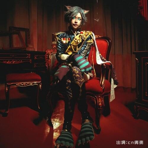 Hot Game Identity V Naib Subedar Mercenary Cheshire Cat Game Suit Halloween Carnival Party Event Stage Performance Props