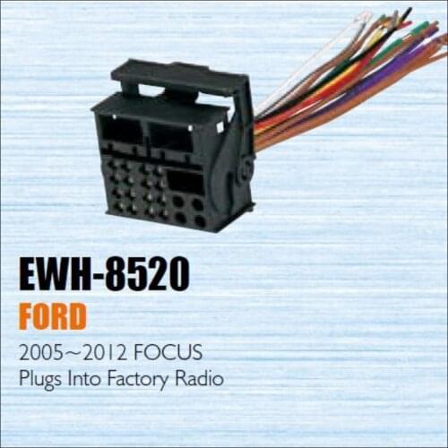 Car CD/DVD Player Power Wire Cable For Ford Focus 2005-2012 Plug Into Factory Radio / DIN ISO Female