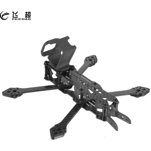 FEICHAO F4-X2 225mm Carbon Fiber Frame with 3D Printed Camera Mount T-type Antenna Mount for FPV Quadcopter Racing Drone