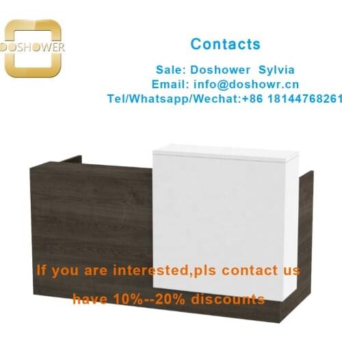 Nail salon furniture set with office reception table design of front reception desk for salon
