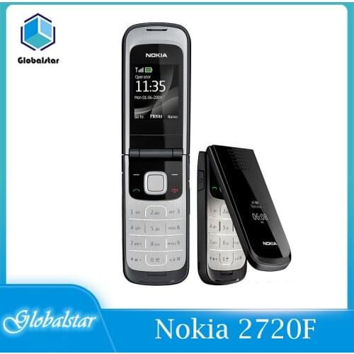 Nokia 2720 Refurbished Nokia 2720F Original Nokia 2720 fold Unlocked Cellphone free shipping Mobile Phones