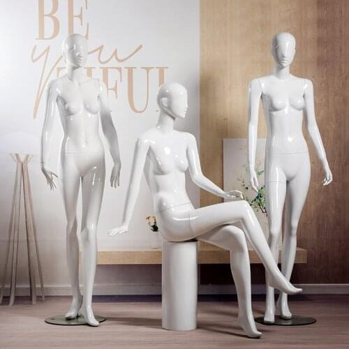 New Style Gloss White Full Body Mannequin Female Model Customized Hot Sale