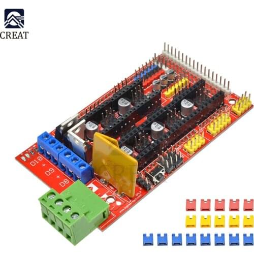 RAMPS 1.4 Control Panel 3D Printer Control Board Reprap Control Board for Arduino Mega 2560