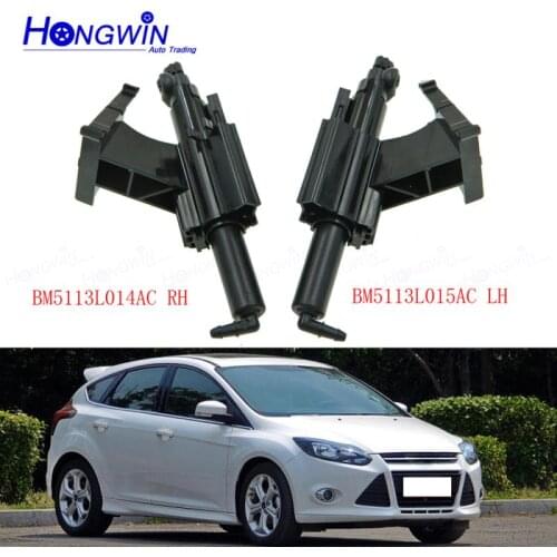 Headlight Washer Spray Nozzle Cover Jet Bracket For Ford Focus MK3 2012 2013 2014 2015 2016 2017 BM51-13L014-AC BM51-13L015-AC