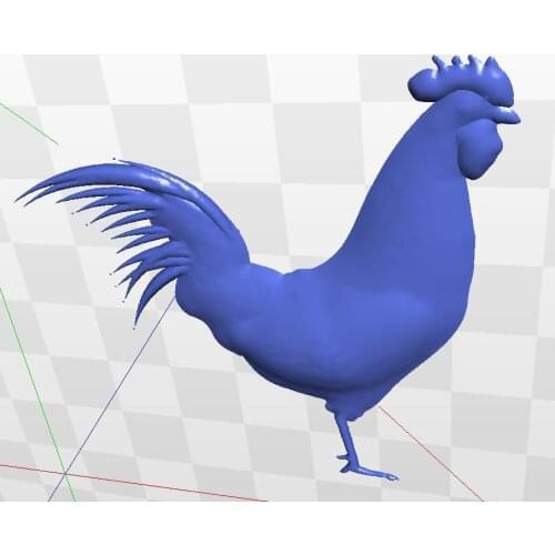 Relief 3d model cock_1 for cnc in STL file